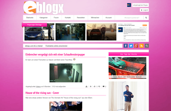 eblogx.com Layout Pink