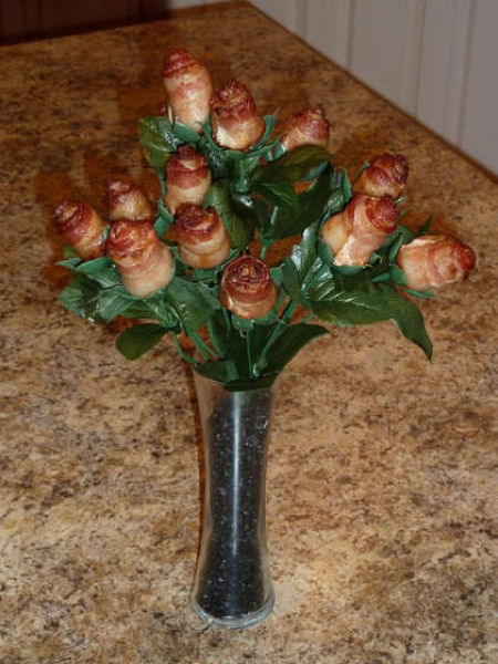 Bacon-Rosen für die Liebste