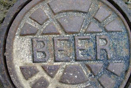 Bier wohin man schaut