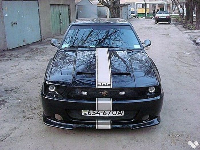 Ukrainischer Mustang der Marke Eigenbau