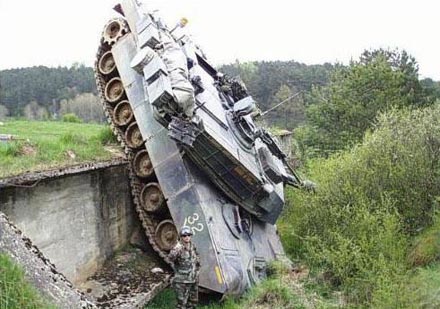 Kuriose Panzerunfälle