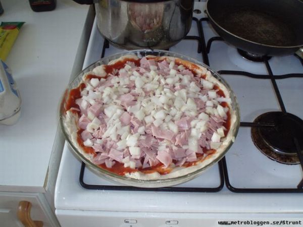 Riesen-Pizza