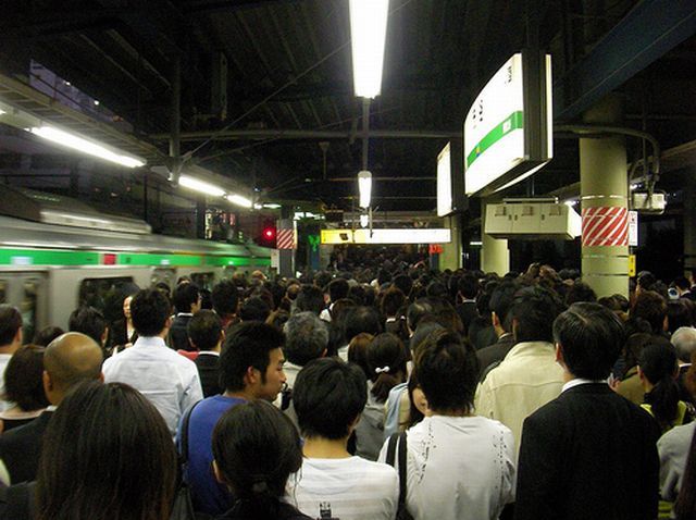 Rush-Hour in Japan