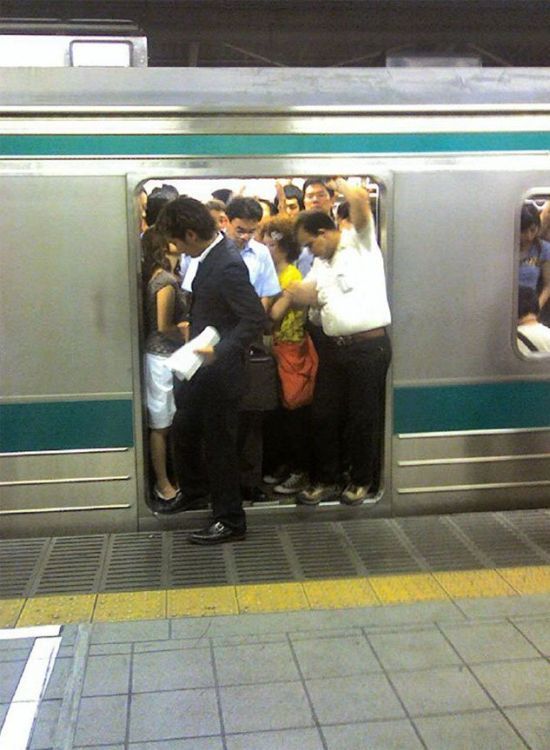 Rush-Hour in Japan