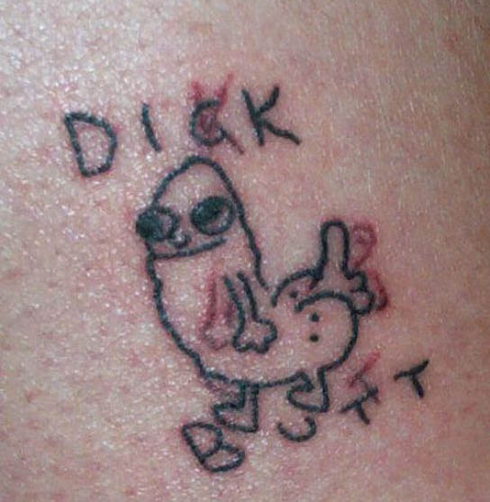 Total verrückte und grauenhafte Tattoos