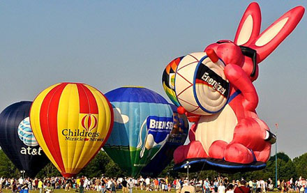 Verrückte Heissluftballons
