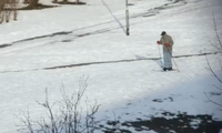 Zu Hause Ski laufen