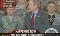 Kein Platz für George Bush