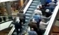 Der Kampf mit der Rolltreppe