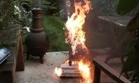 Feuerbekämpfung mit dem Staubsauger