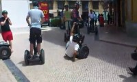 Erste Fahrt mit dem Segway