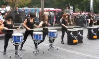 Drum Cat Street Performance