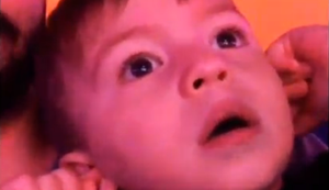 Sein erstes Feuerwerk