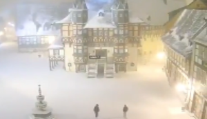 Neulich nachts auf dem Marktplatz