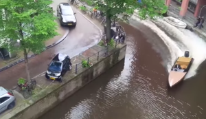 Schlechter Parkplatz für den Smart