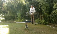 Papas ganzer Stolz hebt ab