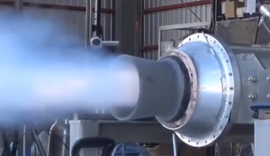 Raketentriebwerk testen