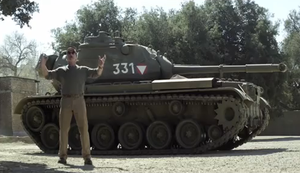 Panzerfahren mit Arnold Schwarzenegger