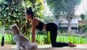 Kleine Störung beim Yoga