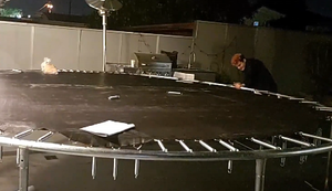 Trampolin aufbauen