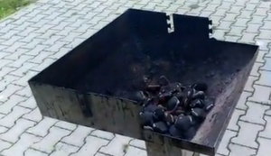 Grill startklar machen