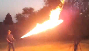 Flammenwerfer Marke Eigenbau