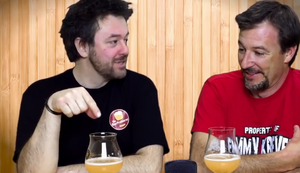 Mit Helium versetztes Bier