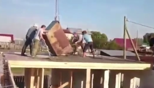 Zwischenfall auf der Baustelle