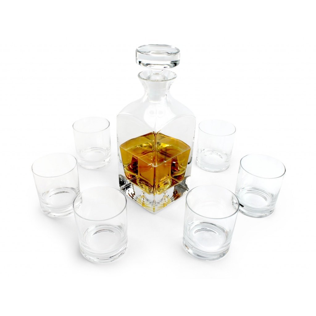 Whisky Karaffe mit 6 passenden Gläsern