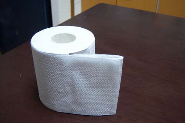 Toilettenpapier-Scherz