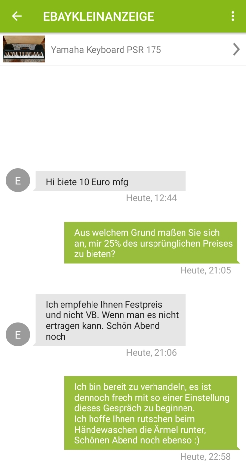 Lustiges aus der Welt der Kleinanzeigen