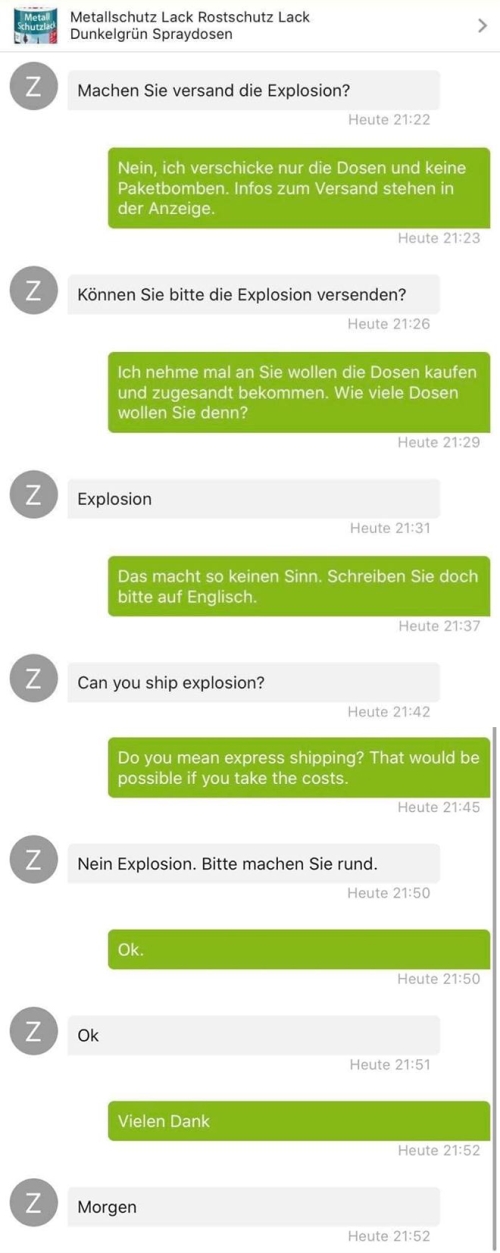 Lustiges aus der Welt der Kleinanzeigen