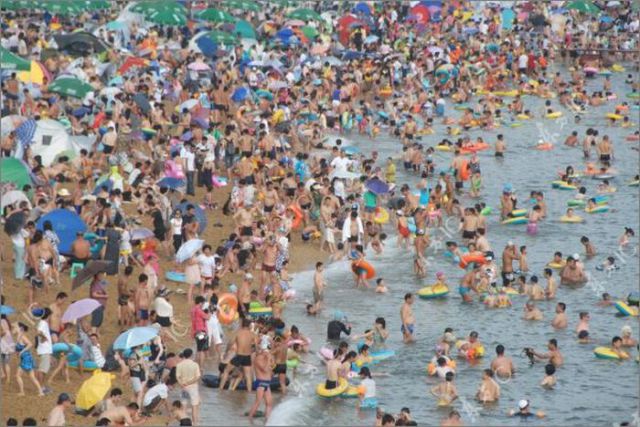 Ein schöner Tag am Strand