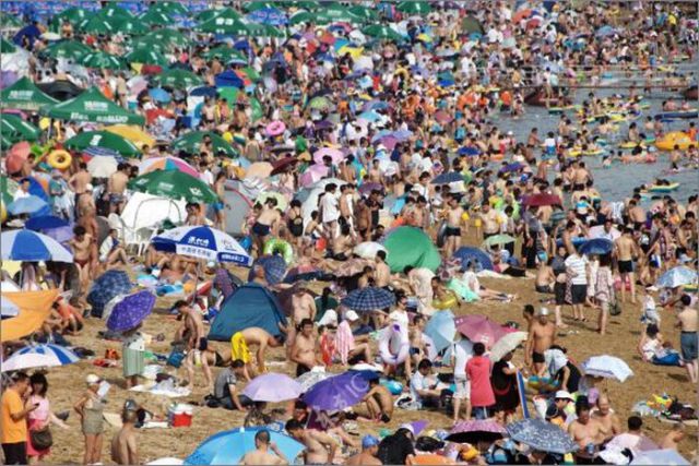 Ein schöner Tag am Strand