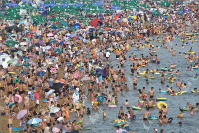 Ein schöner Tag am Strand