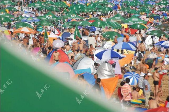 Ein schöner Tag am Strand