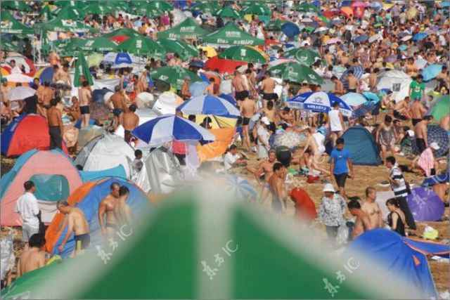 Ein schöner Tag am Strand