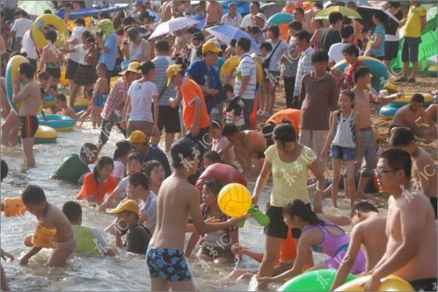 Ein schöner Tag am Strand