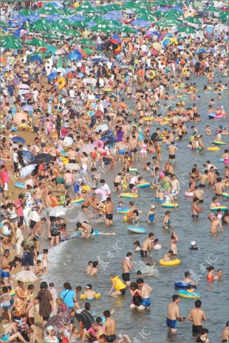 Ein schöner Tag am Strand