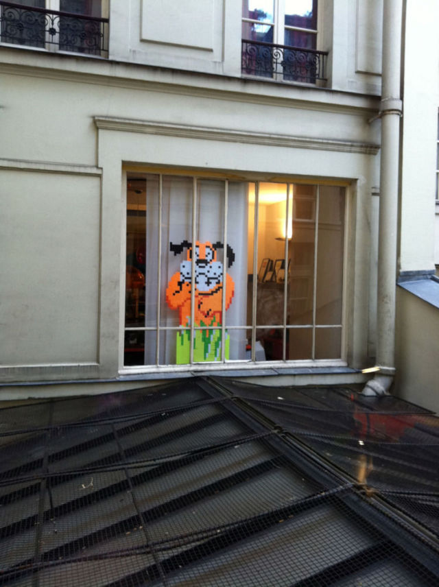 Kunst mit Post-It-Zetteln