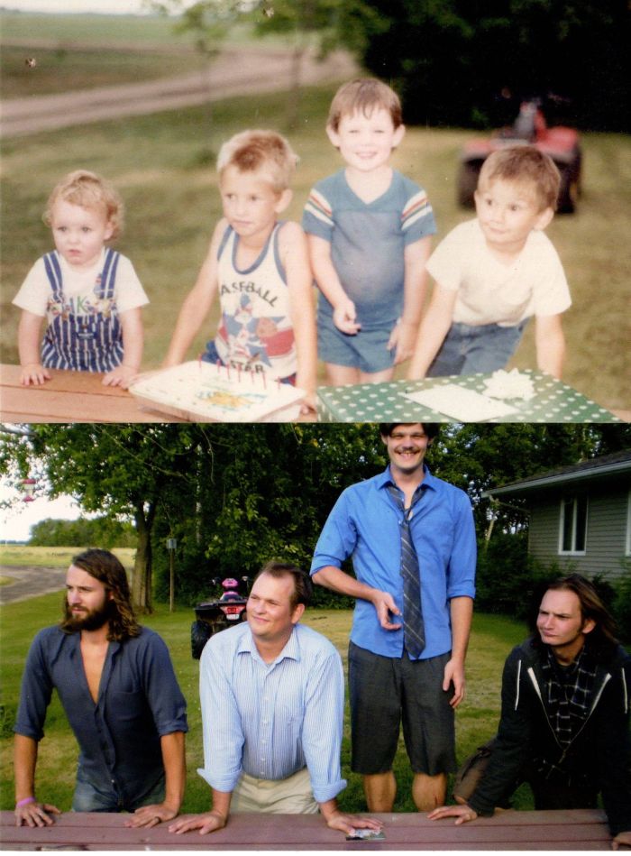 Alte Fotos nachgestellt