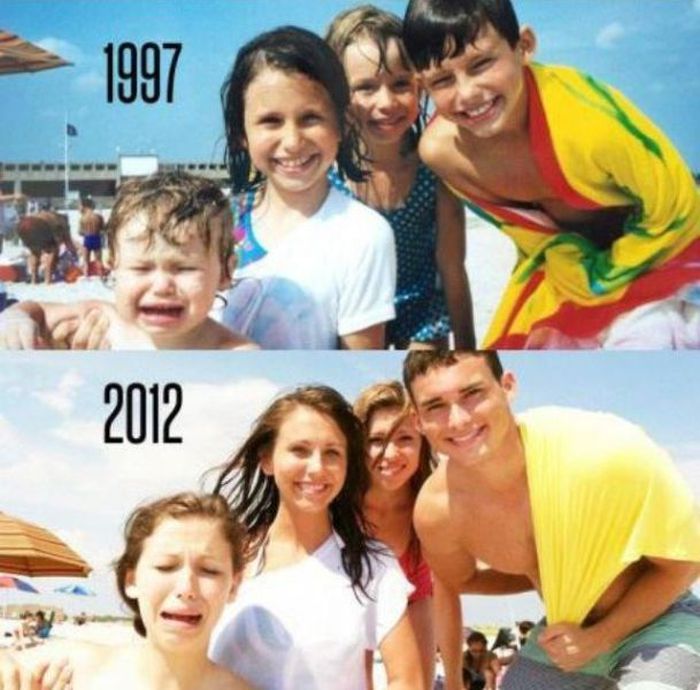 Alte Fotos nachgestellt