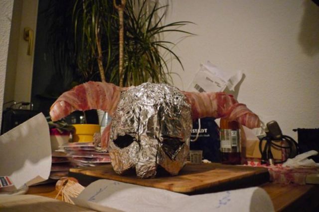 Ein Helm aus Speck
