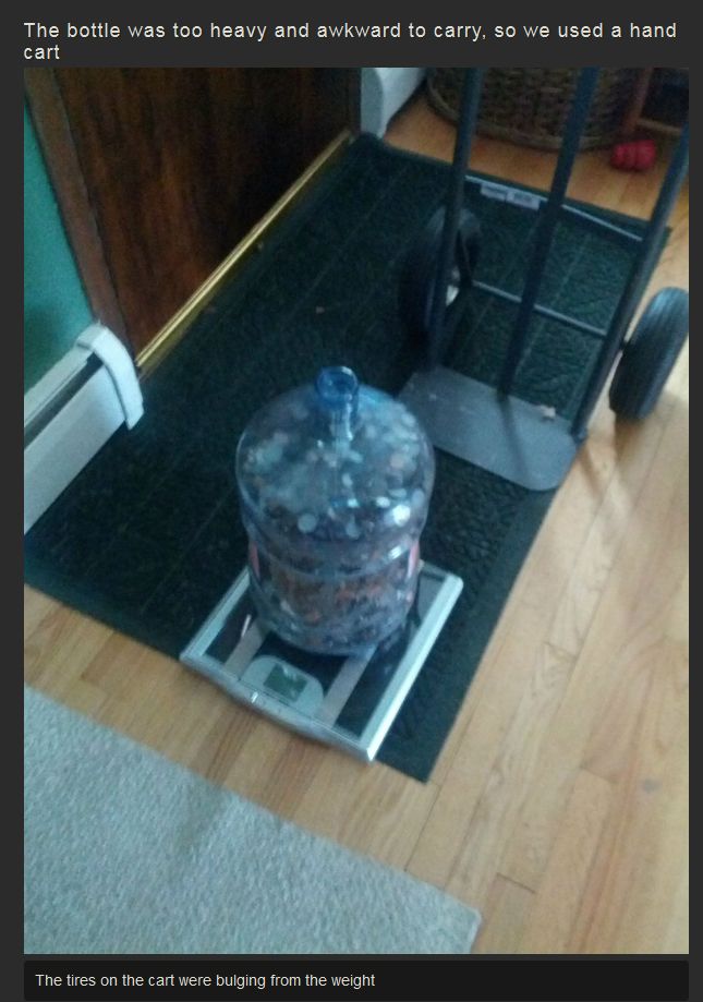 78 Kilogramm Münzen