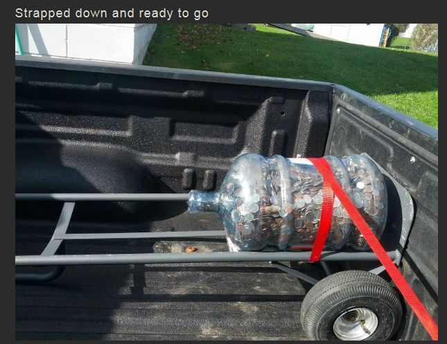 78 Kilogramm Münzen