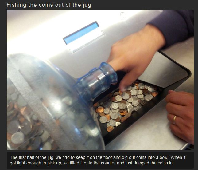 78 Kilogramm Münzen