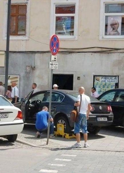Kein Problem mit der Parkkralle