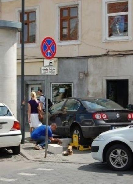 Kein Problem mit der Parkkralle