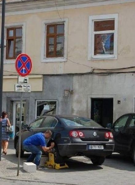 Kein Problem mit der Parkkralle
