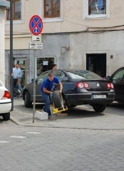 Kein Problem mit der Parkkralle
